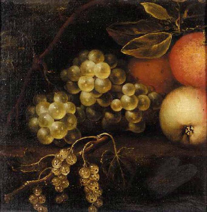 John Nost Sartorius Still life of fruits Norge oil painting art
